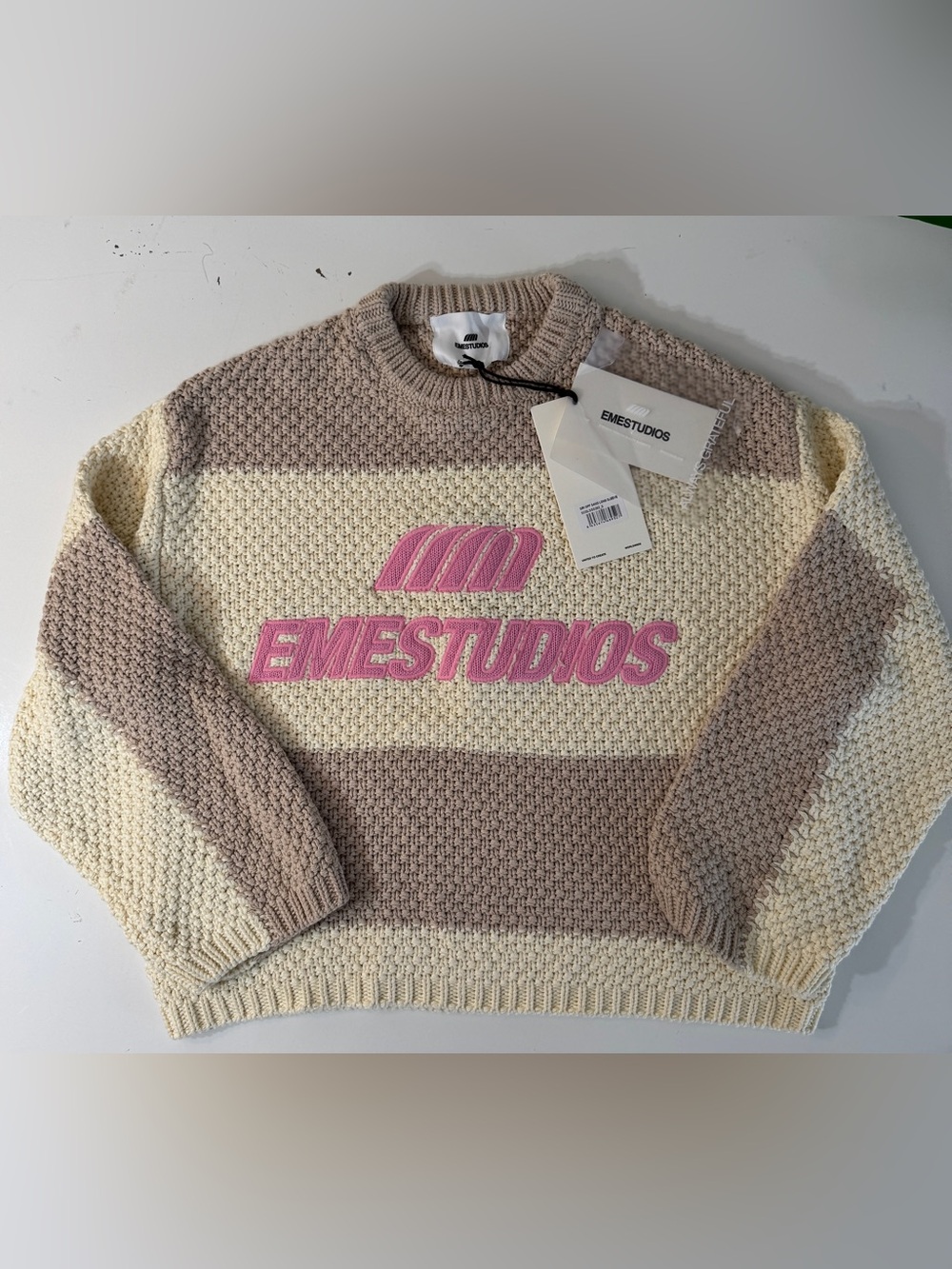 EMESTUDIOS NEW LOGO SWEATER!
MSRP 128.00